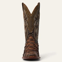 Men’s Stetson Amazon Pirarucu Boots Handcrafted JBS Collection Brown