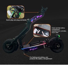 72V 10000W Electric Scooter for Adults 56-70MPH Dual Motor Foldable NFC US Stock