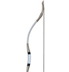 30-70lbs Archery Recurve Bow Traditional Mongolian Wooden Bow&12x Arrows Target