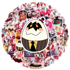 50Pcs Hazbin Cartoon Hotel Stickers Mixed Pack,Cartoon Characters Stickers Mo…