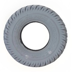 Primo Durotrap Pneumatic Tire with C9210 Tread 4 Ply Mobility Tire Light Gray