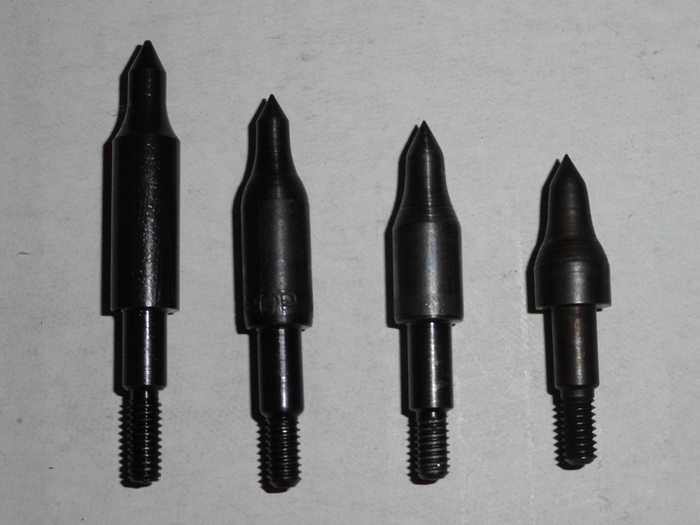 Screw In Field Points, 12 or 100 Packs. 100, 125, 145, 150, 175, or 200 grains