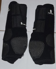Classic Equine Legacy Front Horse Boots, Black, Small