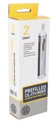 Sig Sauer 90 Gram CO2 Cartridges 2 Count Prefilled Air Gun CO2 Cylinders AC-90-2