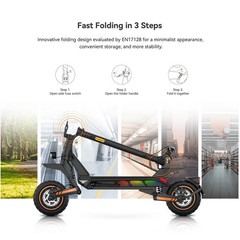 10″ 1000W*2 Off-road E-Scooter for Adults 60V15.6Ah 31MPH Electric Scooter N12T3