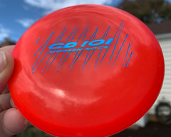 CD 101 Modern Rock Red/Blue New Unthrown Pristine Mini Disc Golf Innova #M170