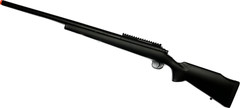 VOL 420FPS Airsoft Sniper Rifle Double Eagle M61 Bolt Action Spring Power