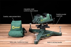 The Rock Front Shooting Rest with Adjustable Elevation, Recoil Reducing, …..