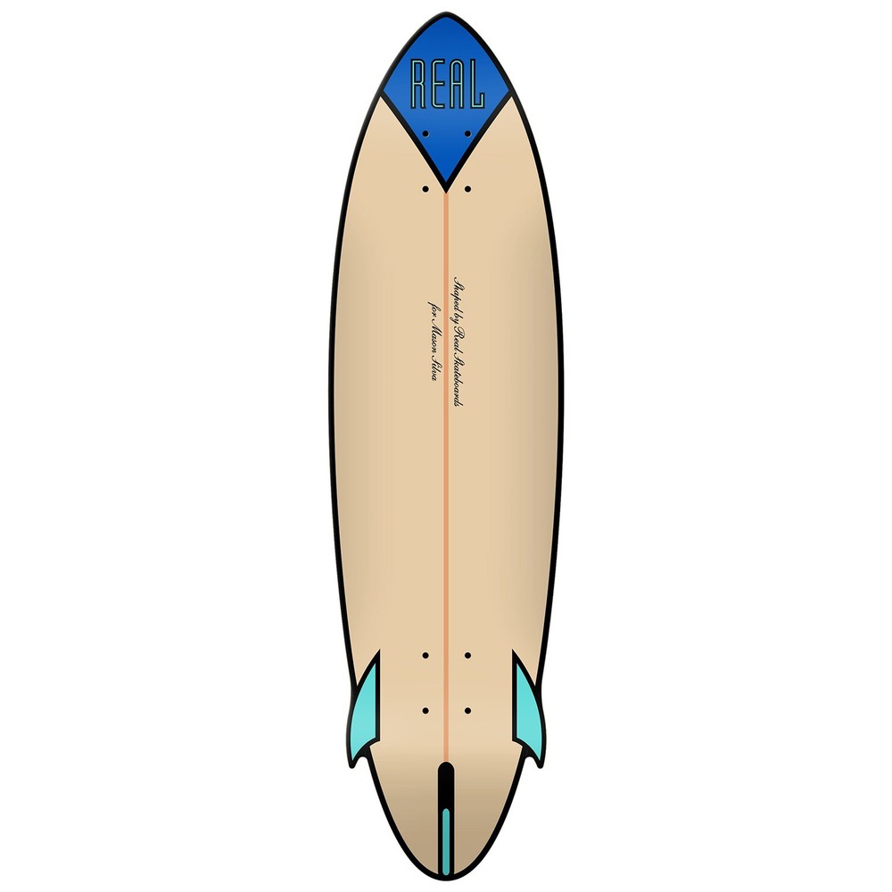 Real Skateboard Deck Mason Speed Egg CNC Cruiser 9.25″ X 34″
