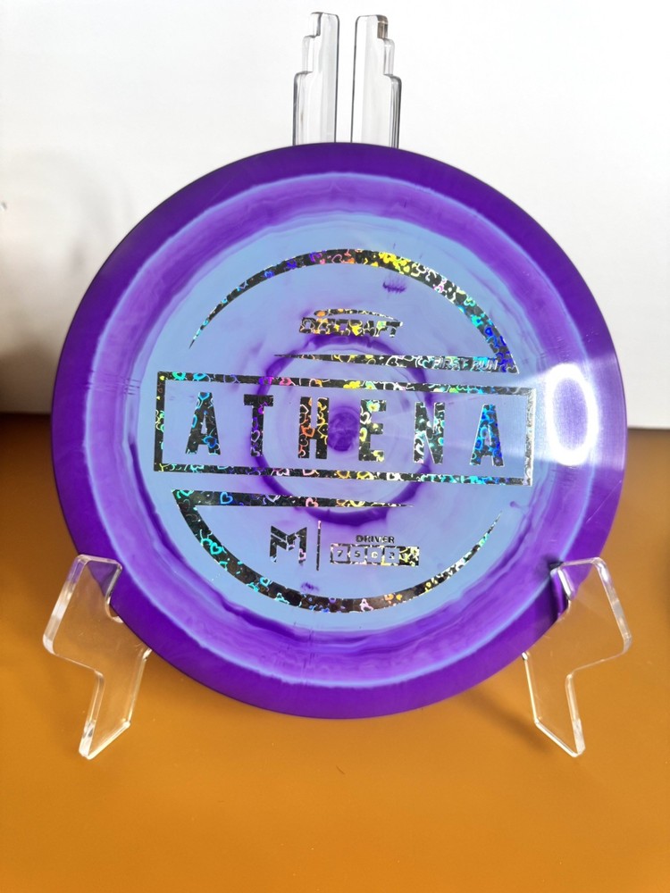 NEW Paul McBeth FIRST RUN Athena Swirly Purple Halo Holographic Foil – 173g