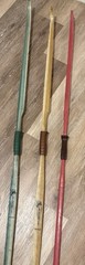 Lockslay Bows Old Vintage Antique Set of 3 (98445/98446) & Red Unknown Brand Bow