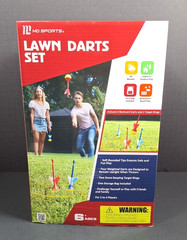 MD SPORTS LAWN DARTS SET IN ORIGINAL BOX FUN FOR THE WHOLE FAMILY