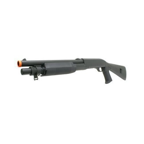 Double Eagle DE M56A Tri-Shot CQB-L Airsoft Shotgun Rifle Gun