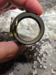 3D ARCHERY 4X LENS RED DOT BOW SIGHT HOUSING TOURNAMENT 3D SHOOTING SIGHT LEVEL