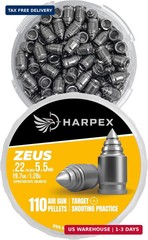 Harpex Zeus .22 Cal Airgun Pellets – 19.7 Grain Pointed Design – High Accuracy &