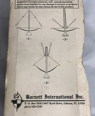 Vintage Barnett Rope Cocking Aid w/ Roller Hooks Crossbow Hunting 1980s