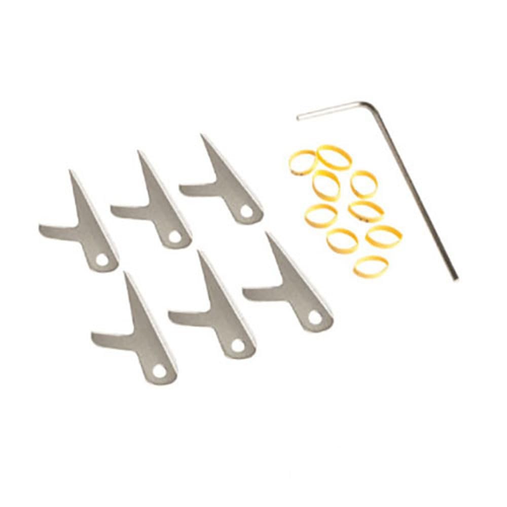 Swhacker #203 Replacement Blades 100 Grain 1.75″ Cut Stainless Steel 6-Pack