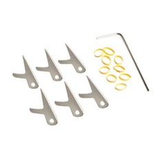 Swhacker #203 Replacement Blades 100 Grain 1.75″ Cut Stainless Steel 6-Pack