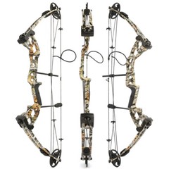 Archery Compound Bow Fishing Set 30-55lbs Bowfishing Reel Shooting Hunting RH LH