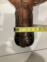 Women’s Lucchese Classics Handmade Leather Western Cowboy Boots US 7.5 B