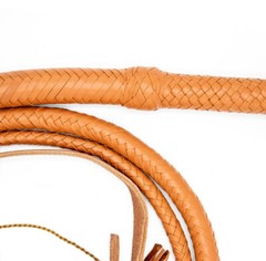 Genuine Cowhide Bull WHIP 04 TO 16 FEET Long 16 Plaits Brown Indiana Jones Whip