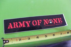 Emily Strange Posse Army Of None Weird OG Gothic Sexy Punk Girl Skate STICKER