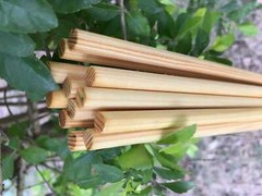 50X Archery Pine Wood Wooden Shafts 31.5in 8/8.5/9mm Traditional Handmade Arrows