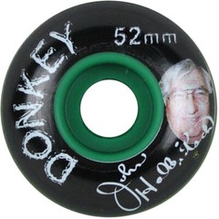 52mm Skateboard Wheels Donkey Super Slim Green (Set of 4) 52mm x 27mm 99A