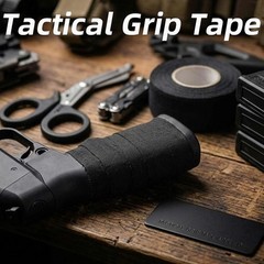 2 Rolls Gun Grip Tape, Non-Reflective, No Residue Goon Grip Tactical Tape for.