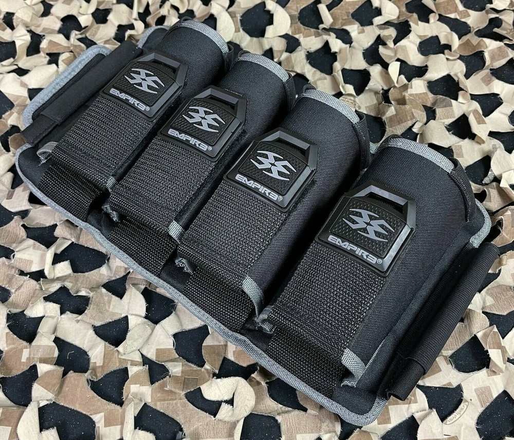 NEW Empire Omega 4 Pod Paintball Harness – Black/Grey