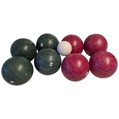 Vintage BOCCE Ball SET Sportcraft Bowling Game Made In Italy