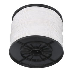 1/8″ x 1000′ Multipurpose Braid Polypro Rope White Tensile Strength 350 Pounds