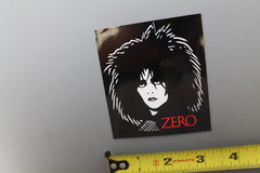 ZERO Skateboards Gothic Punk Souxie Banshees Z3A Vintage Skateboarding STICKER