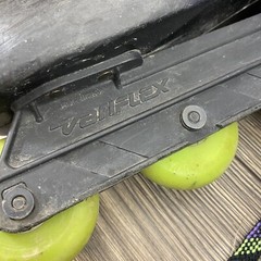 Vintage Variflex City Heat Xp Black Green Purple Inline Skates Sz Unknown Read