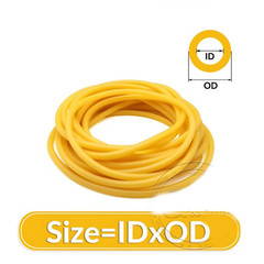 1M-10M Natural Elastic Latex Rubber Band Tube for Hunting Slingshot Catapult