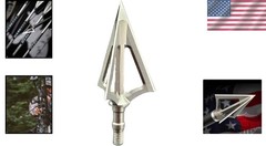 G5 Montec Archery Broadheads 3-Pack Steel Construction