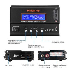Lipo Battery Charger, 1S-6S Balanced Charger Discharger, 1-6S Lipo Li-ion NiM…