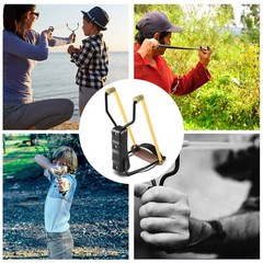 HIGH VELOCITY FOLDING WRIST SLINGSHOT Catapult Powerful Hunting Sling Shot