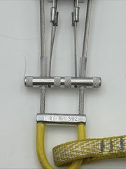 Metalius TCU Rock Climbing Cam #2 Protection Hardware Yellow Sling Vintage