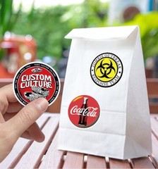 100 Pcs Funny Tags DC Vans Coal Bape Fashion Stickers Skateboard/Luggage/Laptop