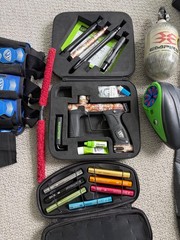 PAINTBALL GEAR LOT 170R PLANET ECLIPSE MARKER