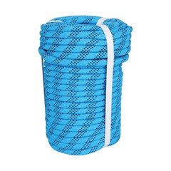 3/8″ × 100′ Arborist Tree Rope Braid Polyester Rope Blue & Black