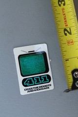 411 VM Video Magazine Kick Back Remote 90’s GB7b Vintage Skateboarding STICKER