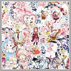 Mix 10/50 PCs Puella Magi Madoka Magica Anime Luggage Doodle Car Gift Stickers