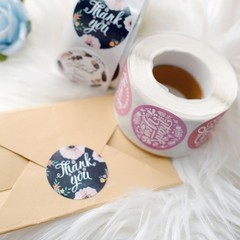 1000 Assorted 1.5″ Round Self Adhesive Thank You STICKERS DIY Crafts Labels SALE