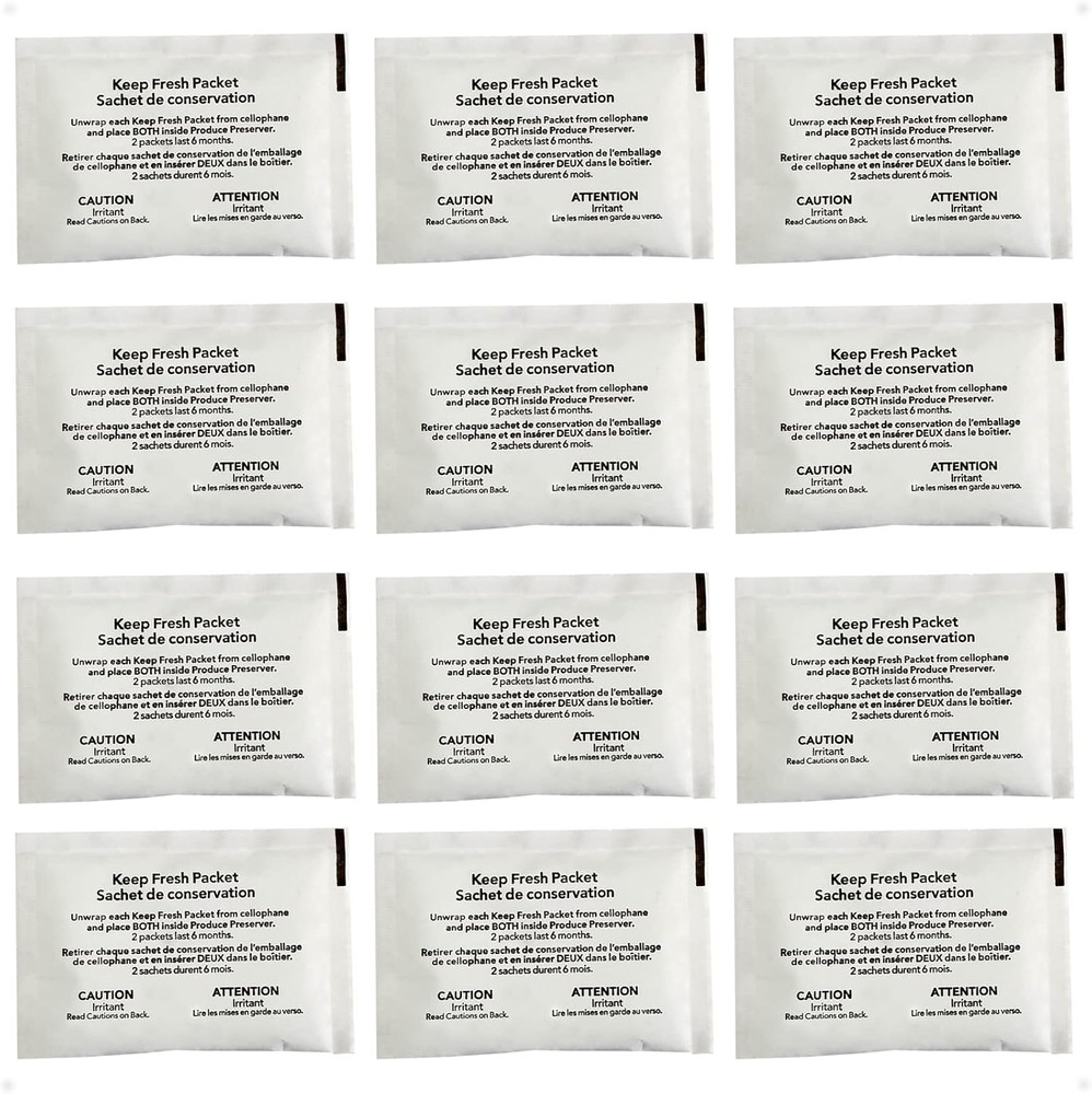 Refrigerator Produce Preserver W10346771A Replacement Fresh Pack 6 Holders
