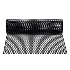 Universal 40″x13″ Car Grill Mesh – Aluminum Alloy 6x1mm Honeycomb – Black