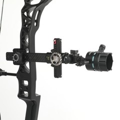 1Pin Compound Bow Sight 4X 6X 8X Lens 0.019″ Micro Fiber Adjustable Archery Hunt