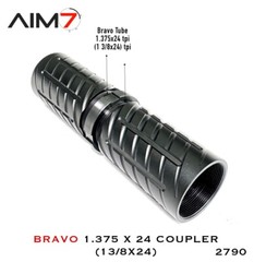 AIM7 17-4 billet Steel Bravo Hub Connector (1 3/8×24)1.375-24 TPI Male to Male