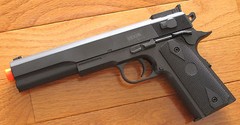 Airsoft Spring Pistol COLT M1914 Style Shoot at 230 FPS